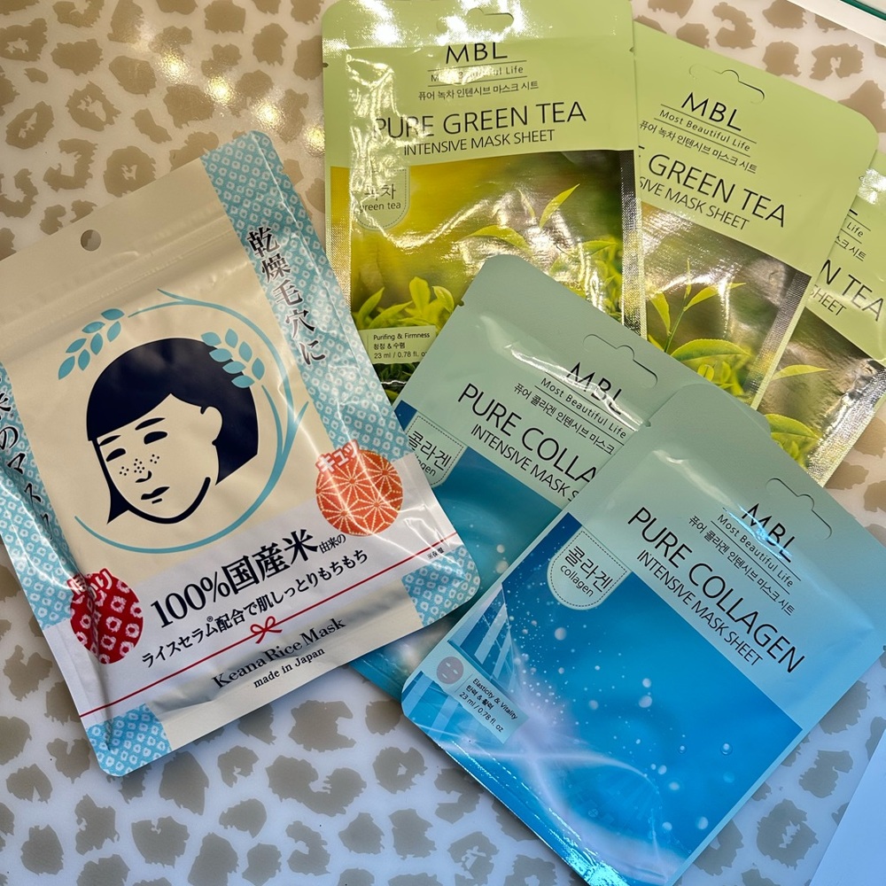 Pure Collagen and Green Tea Mask Set
